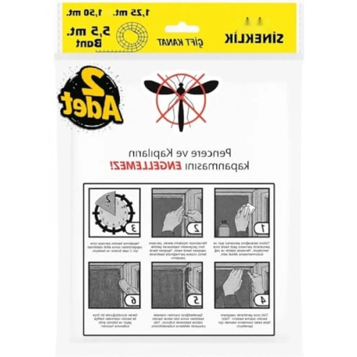 Çift Kanat Pratik Sineklik - 1,25 m x 1,5 m