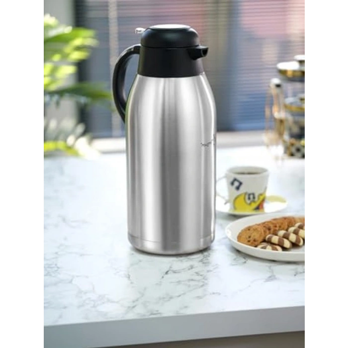 Çift Katlı Çelik Çay Termosu, 3 Litre Kapasite ile Pratik