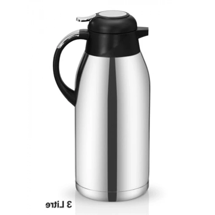 Çift Katlı Çelik Çay Termosu, 3 Litre Kapasite ile Pratik