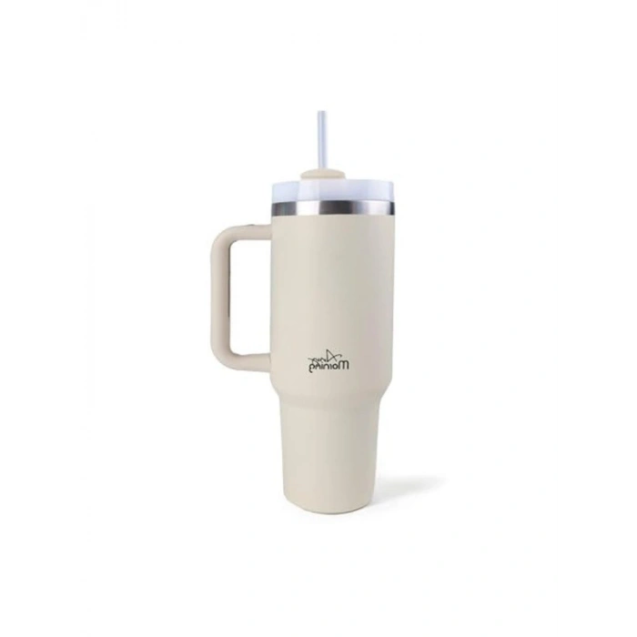 Çift Katman Çelik Termos Mug, 1200 ml Kapasiteli