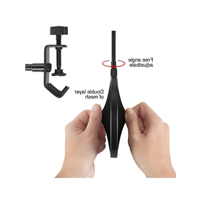 Çift Katmanlı Mikrofon Pop Filtresi ile Ses Kalitesini Artırın