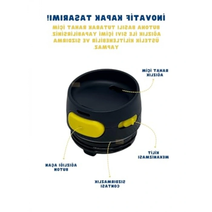 Çift Katmanlı Paslanmaz Çelik Termos - 550 ml