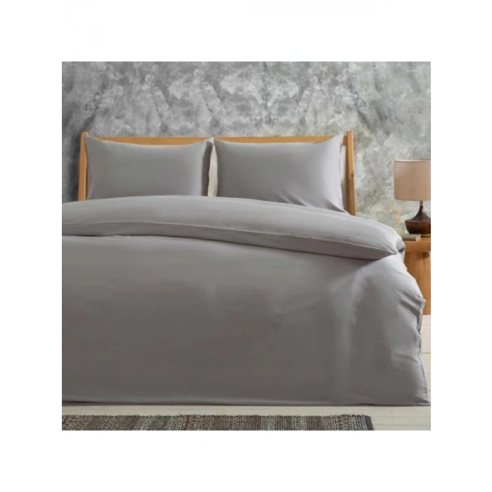 Çift Kişilik Nevresim Seti, 200x220 cm, Gri