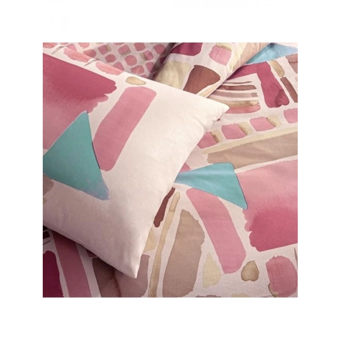 Çift Kişilik Pamuk Nevresim Takımı, Pembe Renk