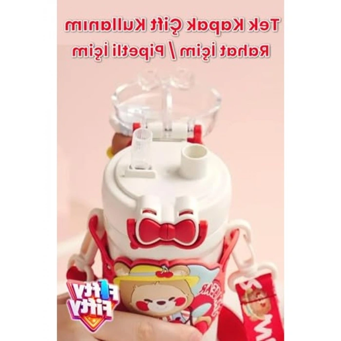 Çift Kullanım Çelik Termos, 490 ML Kapasite ile Pratik ve Şık