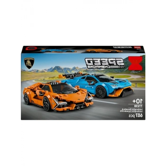 Çift Model Yarış Araba Seti - Revuelto ve Huracán STO (607 Parça)