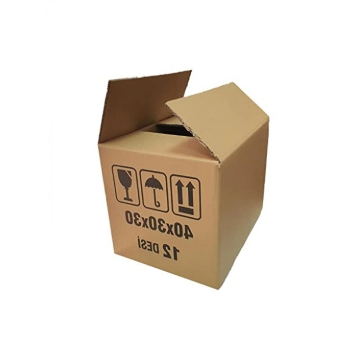 Çift Oluklu 10 Adet Karton Koli, 40x30x30 cm Boyut