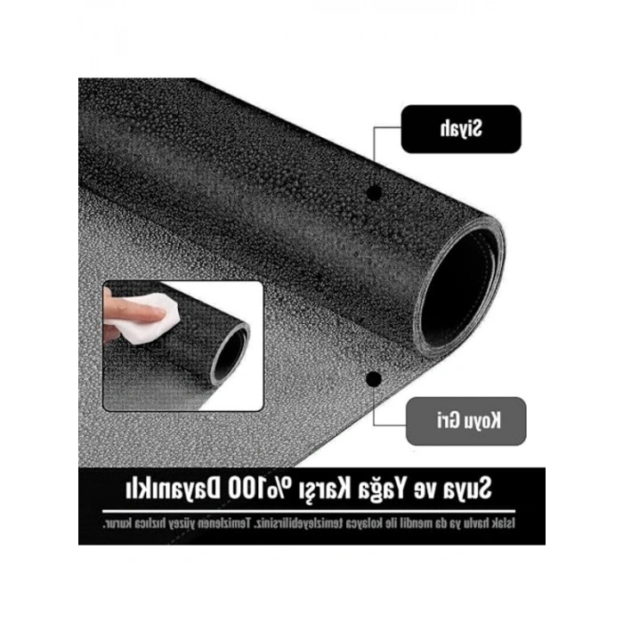 Çift Renkli PU Deri Mousepad, 80x40 cm, Su Geçirmez Tasarım