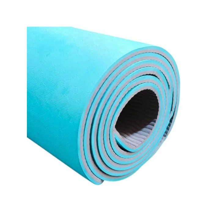Çift Renkli Turkuaz Pilates Mat, TPE-60