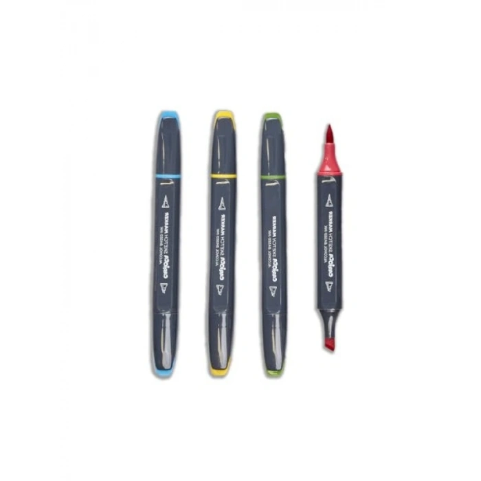 Çift Taraflı 10 Renkli Çizim Kalemi Seti