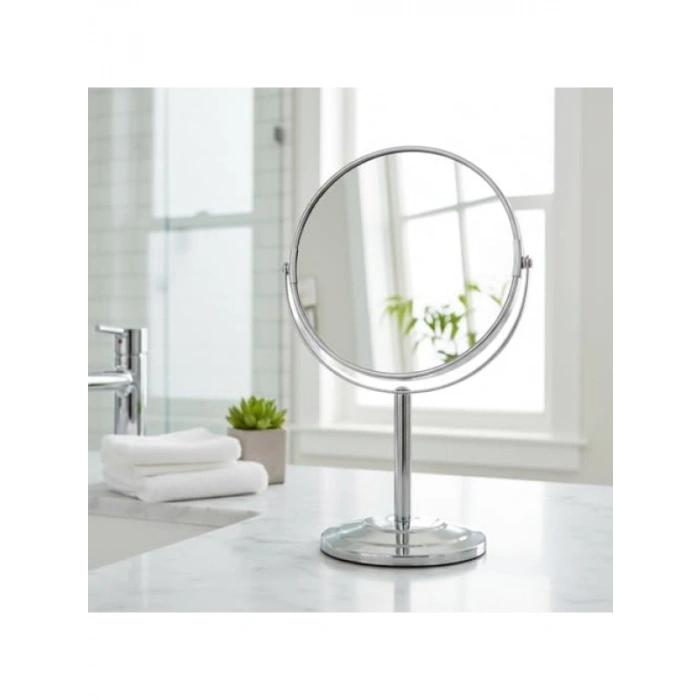 Çift Taraflı Büyüteçli Makyaj ve Tıraş Aynası (16 cm)