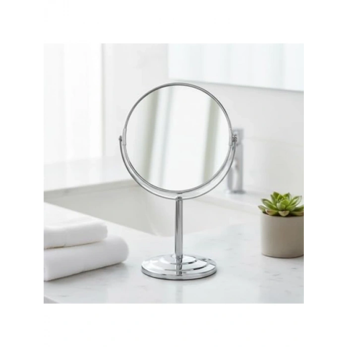 Çift Taraflı Büyüteçli Makyaj ve Tıraş Aynası (16 cm)