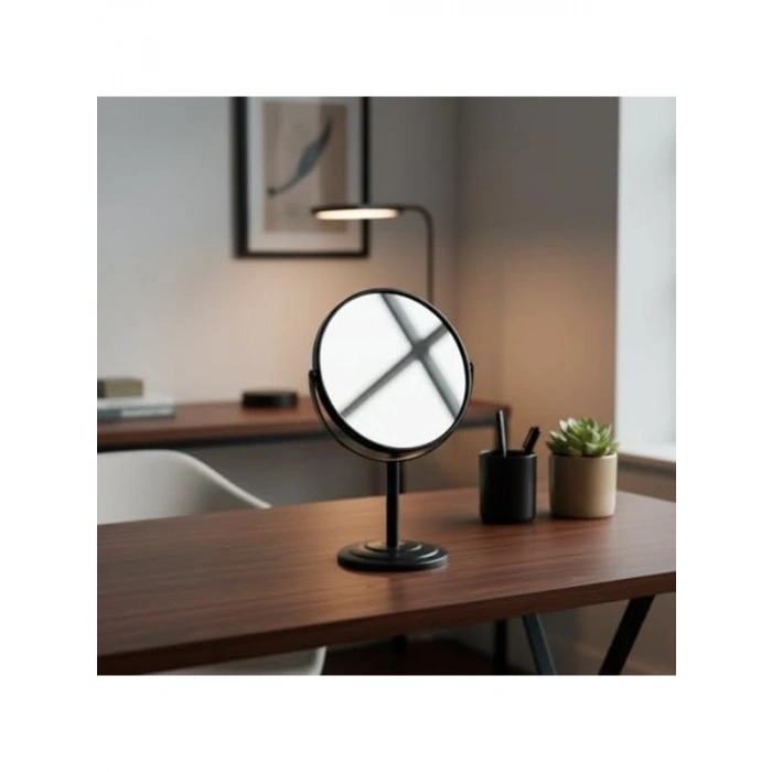 Çift Taraflı Büyüteçli Makyaj ve Tıraş Aynası, 16 cm Boyutuyla Pratik Kullanım