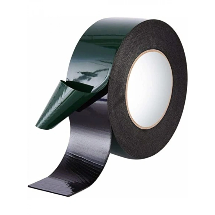 Çift Taraflı Eva Montaj Bandı Siyah 48 mm x 10 Metre