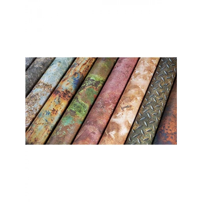 Çift Taraflı Kağıt Ped Seti, 12X12 30 Adet, Metal Dokular