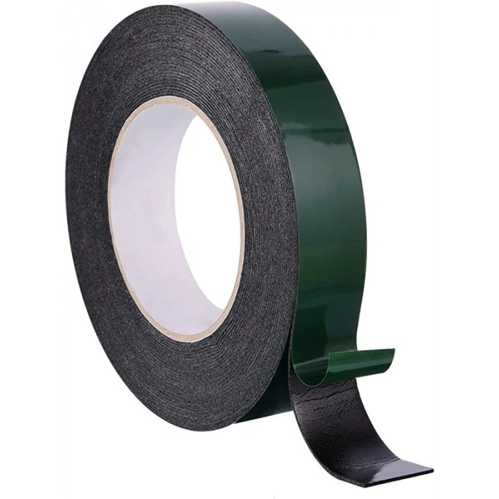 Çift Taraflı Köpük Bant, 36 mm x 10 Metre, Siyah Renk
