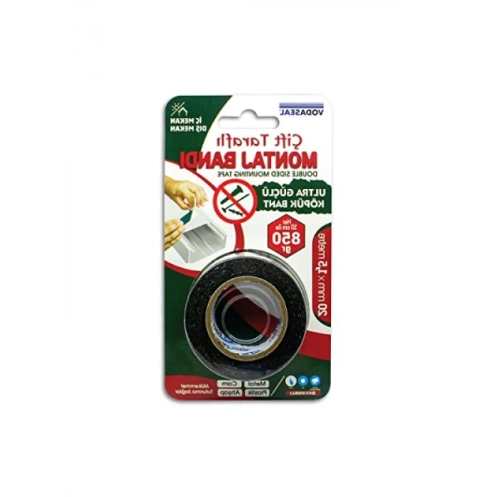 Çift Taraflı Köpük Montaj Bandı - 20mm x 1.5m