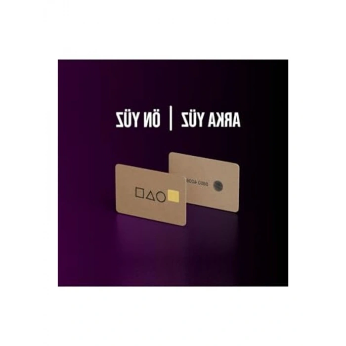 Çift Taraflı Kredi Kartı Sticker Kaplama, Squid Game Temalı