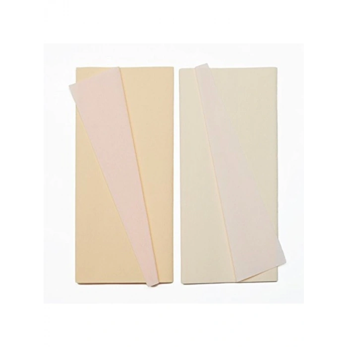 Çift Taraflı Krep Kağıt Rulosu, 6.7 Kare Ayak Boyutunda