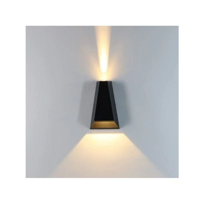 Çift Taraflı LED Aplik, 6W, 3200K, Su Geçirmez