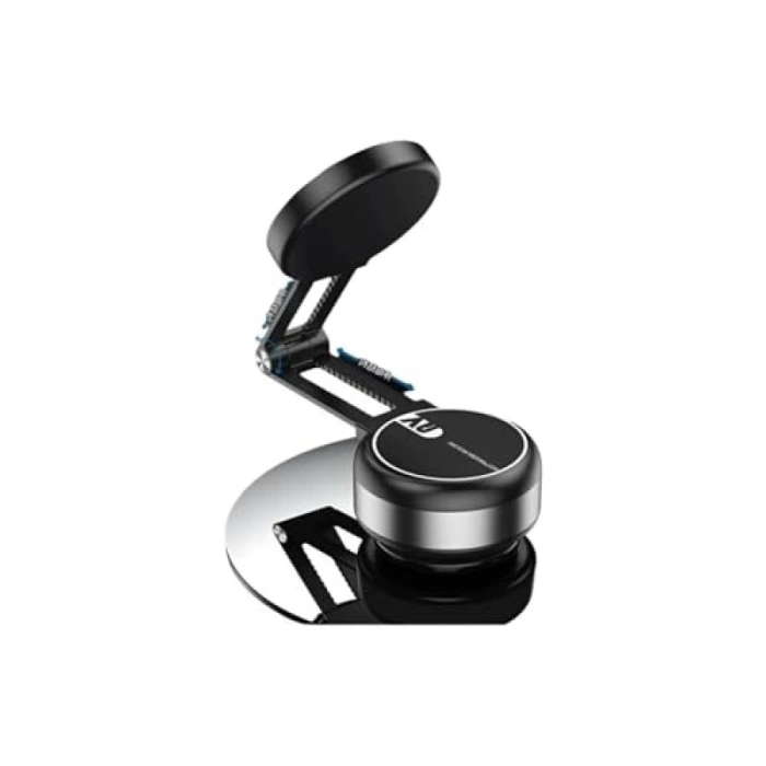 Çift Taraflı Manyetik Telefon Tutucu - Uzayabilir Vakumlu, Siyah