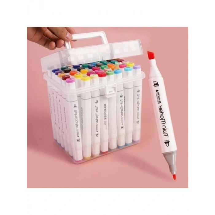 Çift Taraflı Marker Kalem Seti, 12 Parça