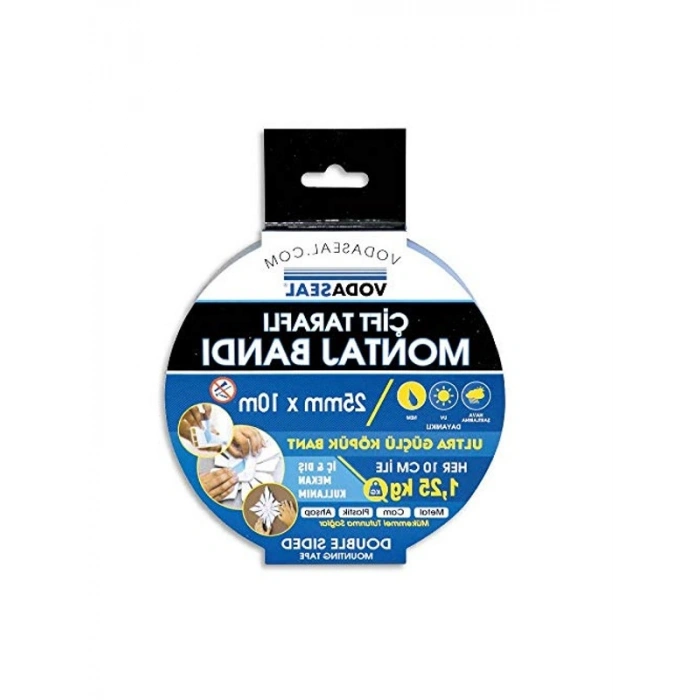 Çift Taraflı Montaj Bandı, 25x10 Ölçülerinde