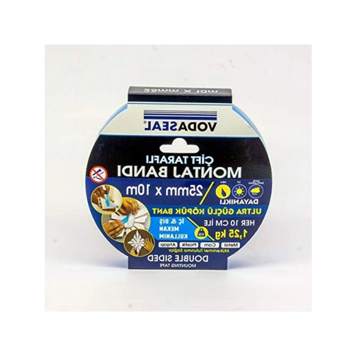 Çift Taraflı Montaj Bandı, 25x10 Ölçülerinde