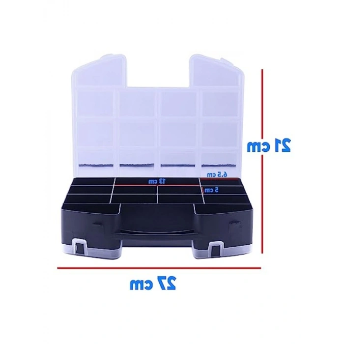 Çift Taraflı Organizer Kutu - 24 Bölmeli