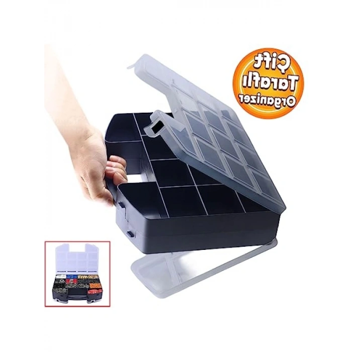 Çift Taraflı Organizer Kutu - 24 Bölmeli