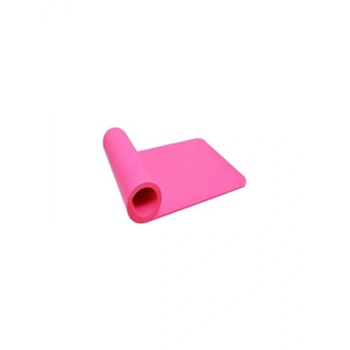 Çift Taraflı Pilates Matı, 16 mm Kalınlık, Pembe-Siyah