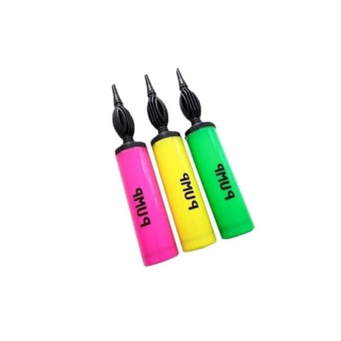 Çift Taraflı Renkli Balon Şişirme Pompası