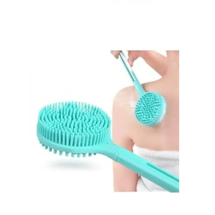Çift Taraflı Silikon Banyo Fırçası ile Temizlik ve Masaj