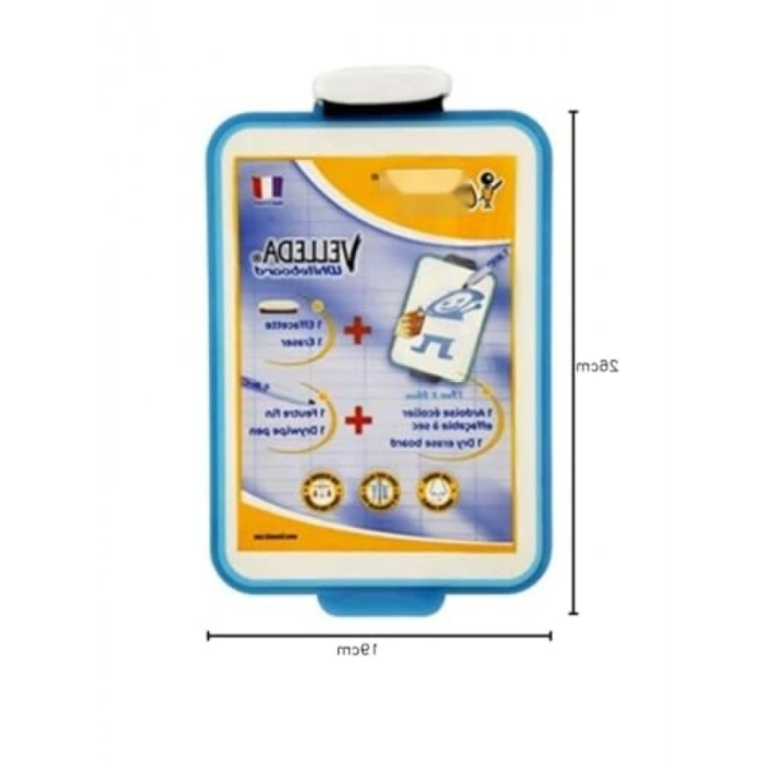 Çift Taraflı Silinebilir Beyaz Tahta + Kalem + Silgi