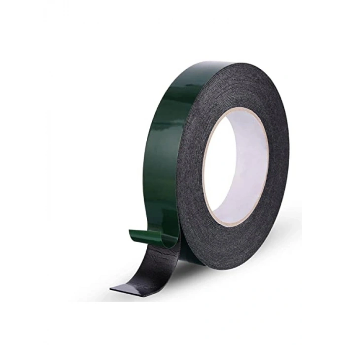 Çift Taraflı Siyah Köpük Bant - 25 mm x 10 Metre