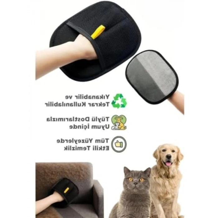 Çift Taraflı Statik Temizlik Eldiveni - Tüy Toplayıcı