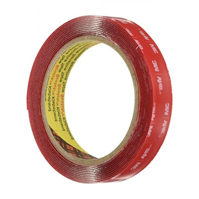 Çift Taraflı Yapışkan Bant, 19 mm x 3 m Boyutuyla Şeffaf ve Görünmez