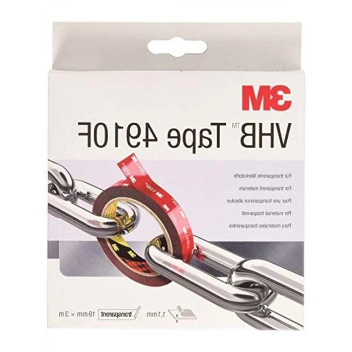 Çift Taraflı Yapışkan Bant, Şeffaf ve Neredeyse Görünmez, 19 mm x 3 m