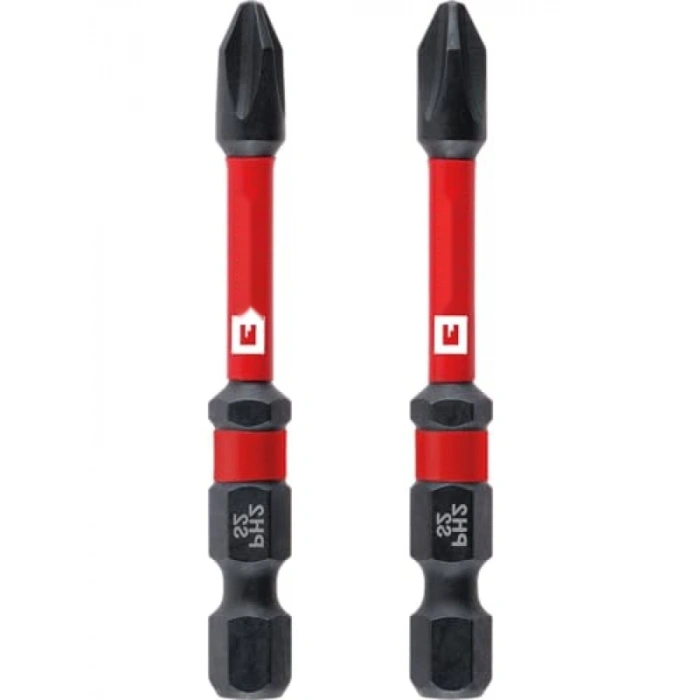 Çift Torsiyonlu Darbeli Bit Seti – 2 Parça, 60 mm, PH2