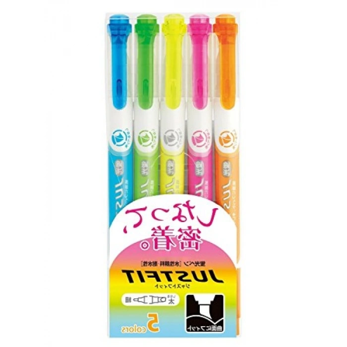 Çift Uçlu Fosforlu Kalem Seti - 5 Farklı Renk