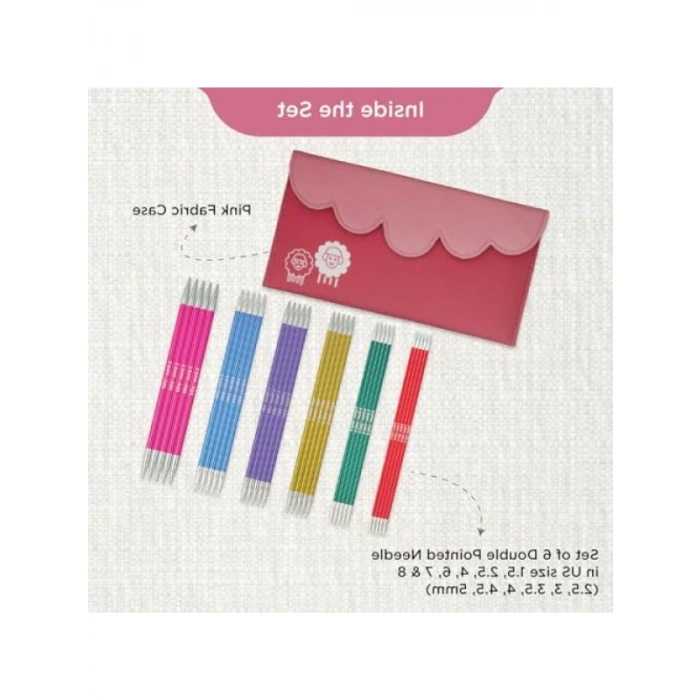 Çift Uçlu İğne Seti - 20 cm, 2,5 – 5,0 mm Boyut Seçenekleri