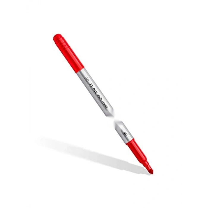 Çift Uçlu Keçeli Kalem Seti 12li - 3.0 mm ve 1.0 mm Uç Kalınlığı