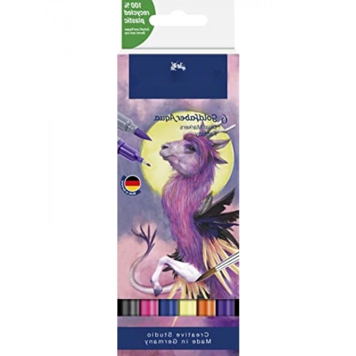 Çift Uçlu Sanatsal Markör Seti - 6lı Renkli