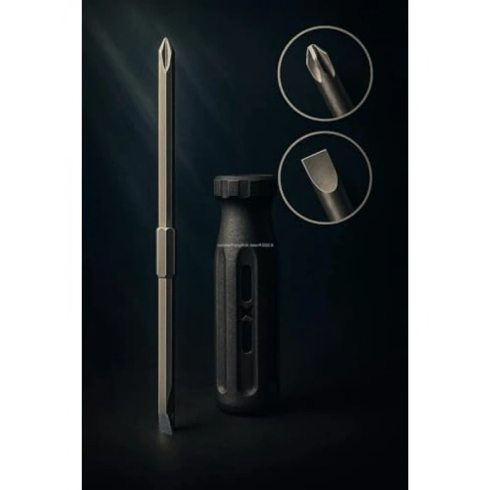 Çift Uçlu Tornavida, Yıldız ve Düz Uç, 2’si 1 Arada