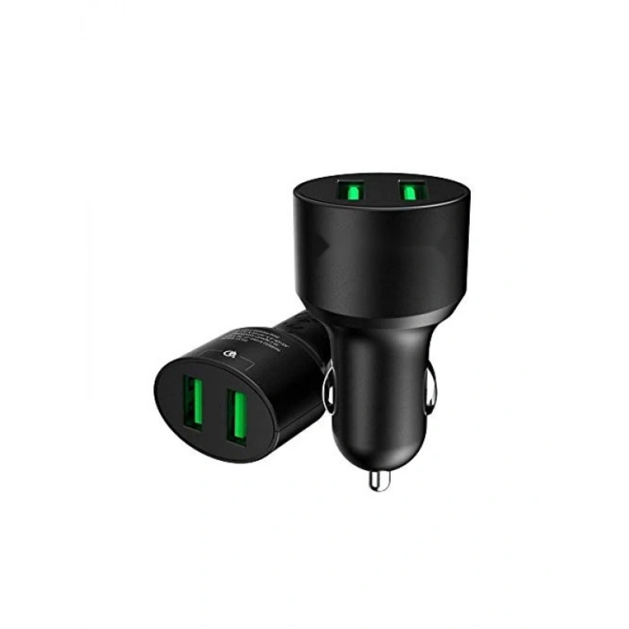 Çift USB Çıkışlı Hızlı Araç Şarj Cihazı