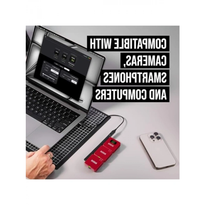 Çift Vericili Kablosuz Mikrofon Seti, Kayıt Özellikli ve Taşınabilir