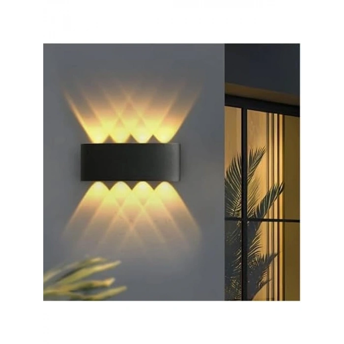 Çift Yönlü LED Duvar Apliği, 15W Modern Tasarım, İç ve Dış Mekan