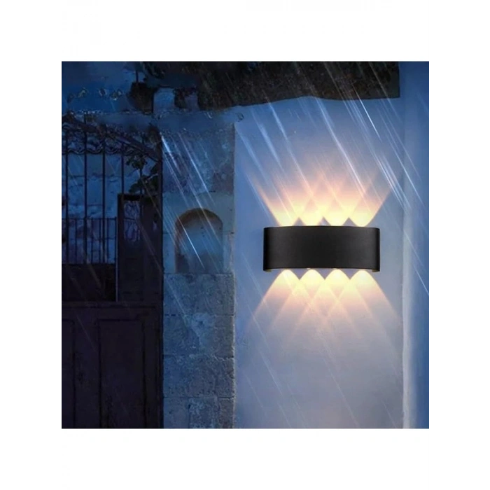 Çift Yönlü LED Duvar Apliği, 15W Modern Tasarım, İç ve Dış Mekan