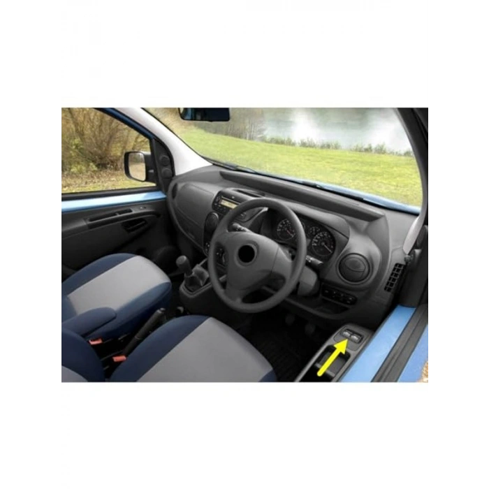 Çiftli Çerçeveli Sol Ön Cam Düğmesi - Citroen Nemo Uyumlu