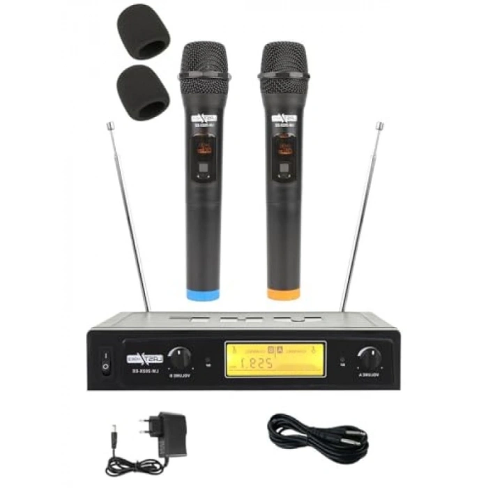 Çiftli EL Tipi Kablosuz Mikrofon